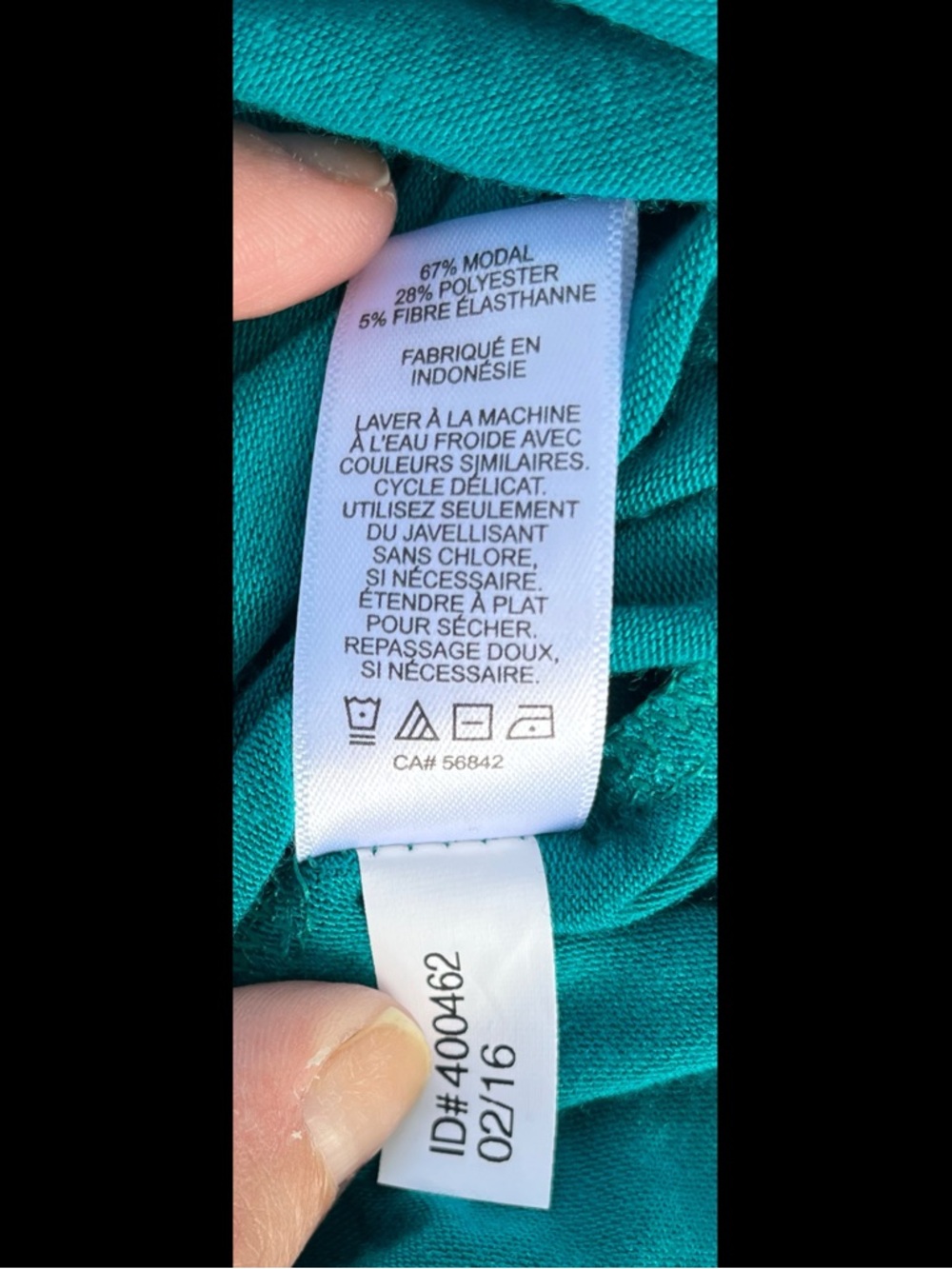 Teal Tie Bodysuit - Picture 4 of 13